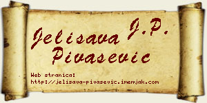 Jelisava Pivašević vizit kartica